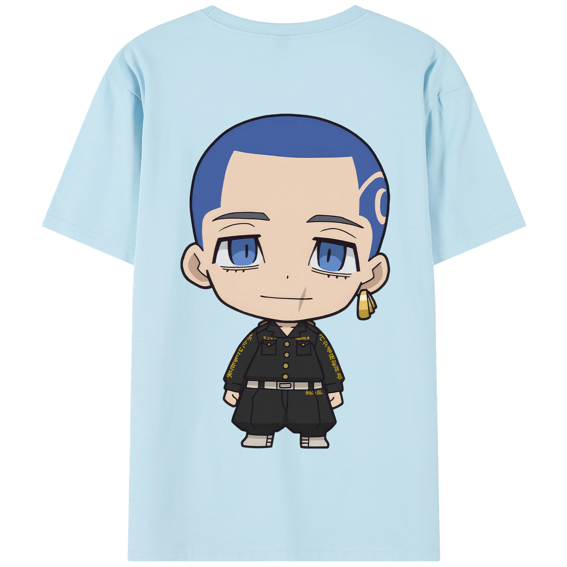 （画像用） 東京リベンジャーズ Tokyo Revengers 綿100％半袖Tシャツ（背面プリント）